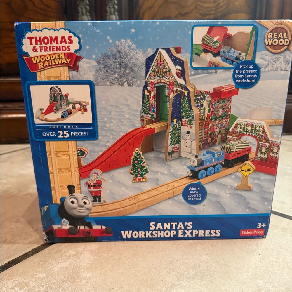 Thomas & Friends Santa's Workshop Express Set - Blue and Red